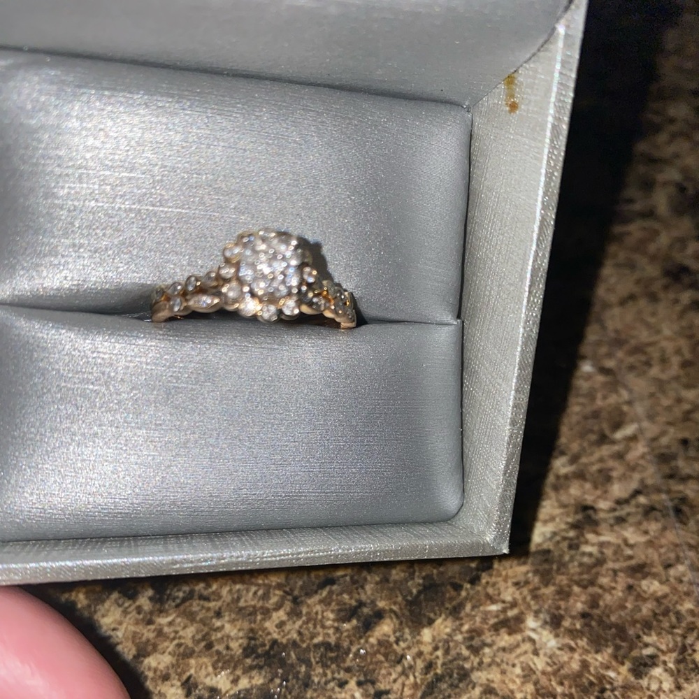 1/3 Carat 10k gold bridal set